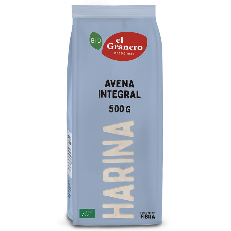 Harina de Avena Integral · El Granero Integral · 500 gramos