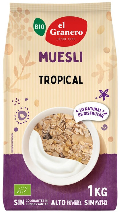 Tropi Muesli Extra · El Granero Integral · 1 kg