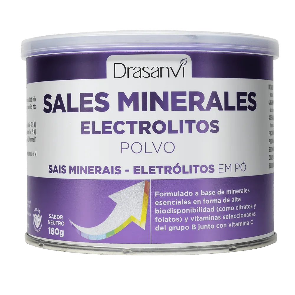 Sales Minerales Electrolitos Sabor Neutro · Drasanvi · 160 gramos
