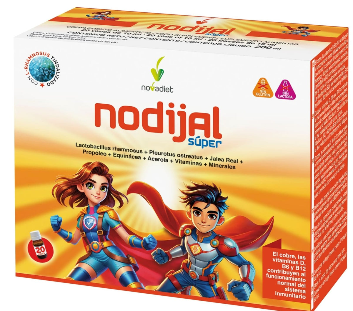 Nodijal Super · Nova Diet · 20 viales