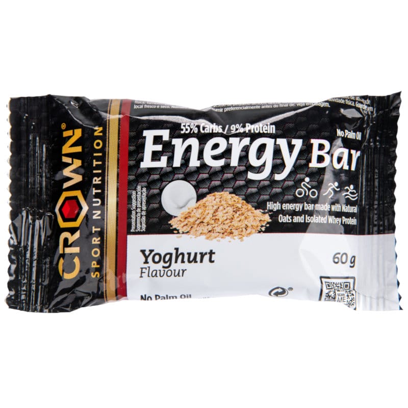 Energy Bar: Sabor Yogurt · Crown Sport Nutrition · 60 gramos