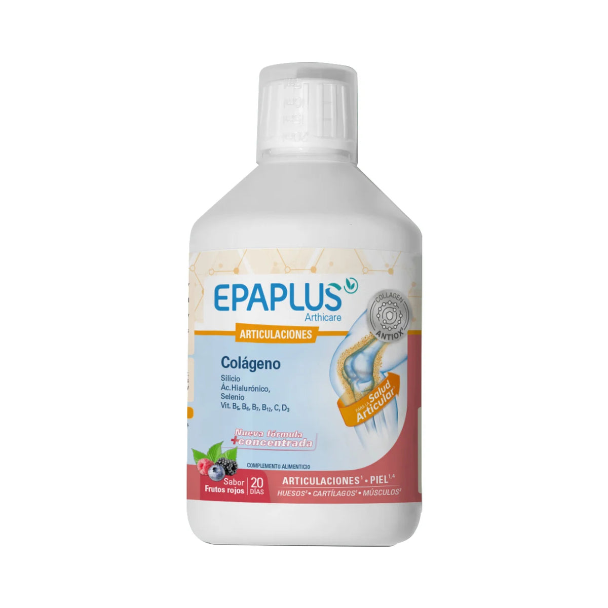 Arthicare Colágeno Silicio Frutos Rojos · Epaplus · 500 ml