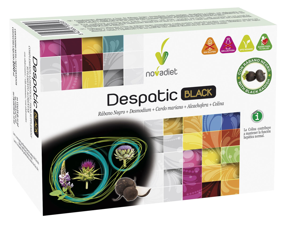 Despatic Black · Nova Diet · 20 viales