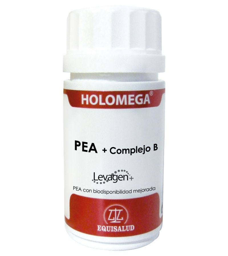 Holomega PEA + Complejo B · Equisalud · 50 cápsulas