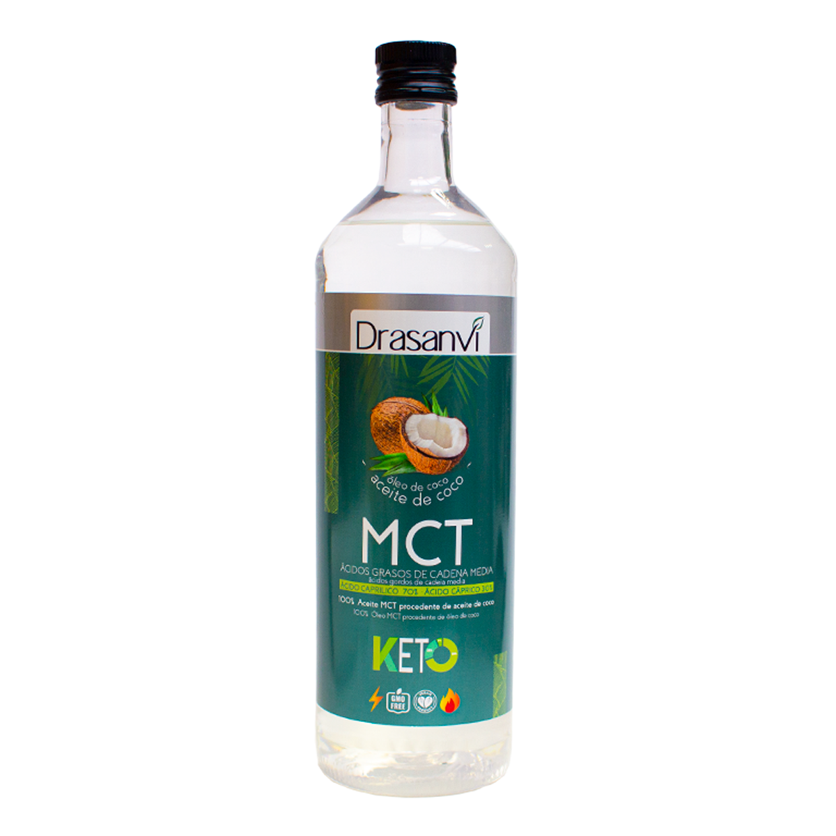 Aceite de Coco MCT Keto · Drasanvi · 1 litro