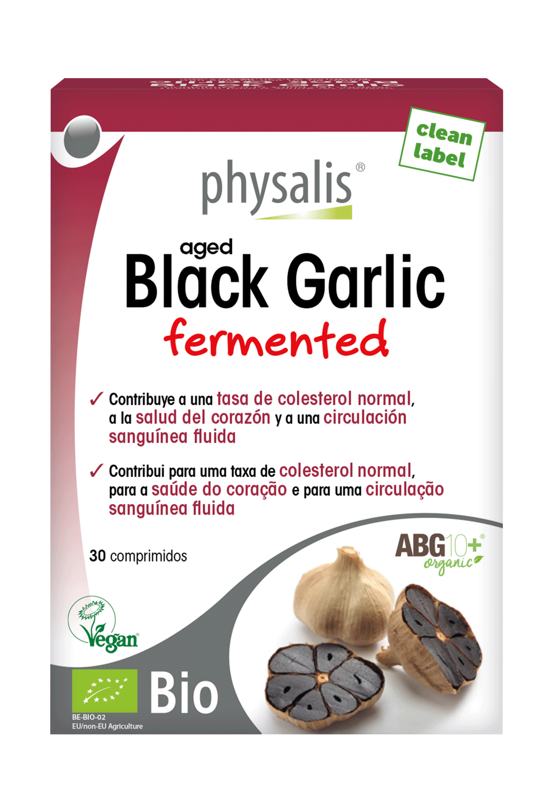 Black Garlic (Ajo Negro) · Physalis · 30 comprimidos