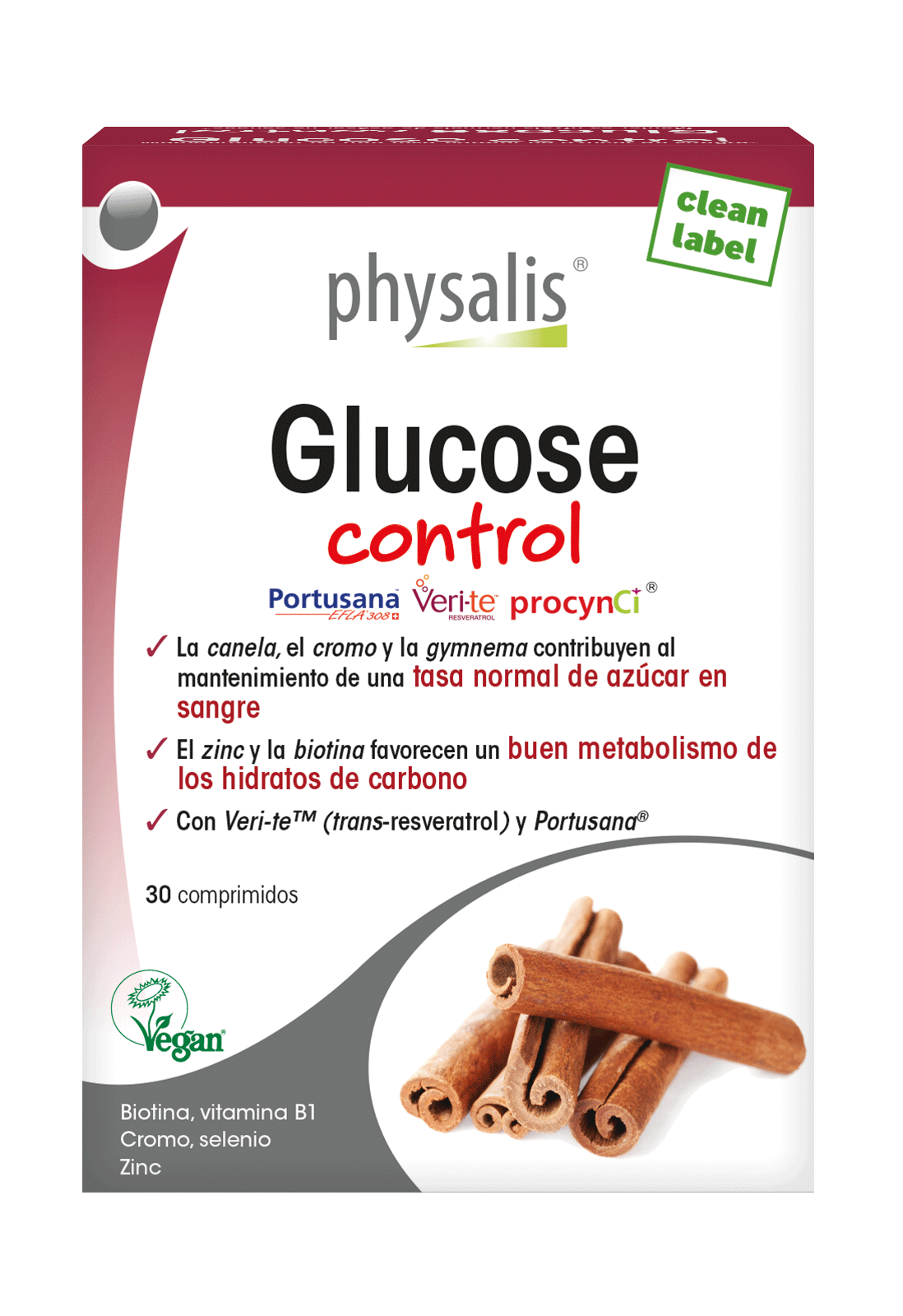 Glucose Control · Physalis · 30 comprimidos