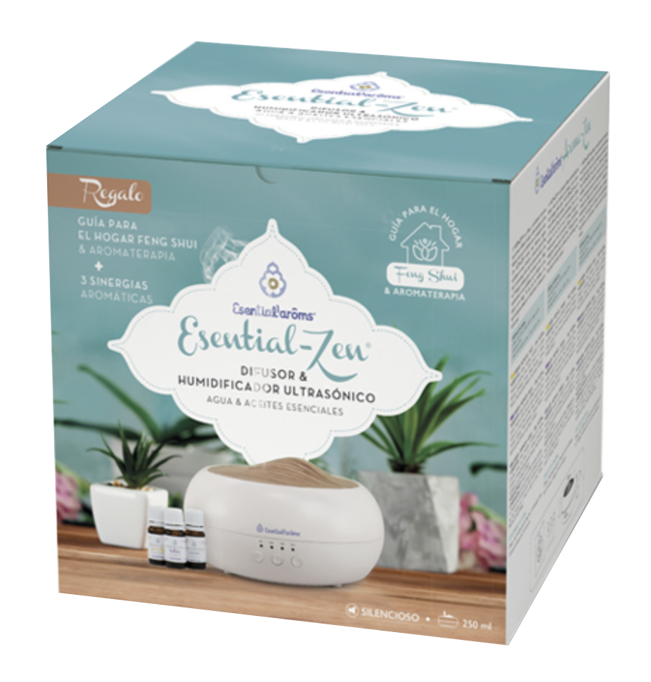 Difusor & Humidificador Ultrasónico Esential-Zen · Esential'Aroms