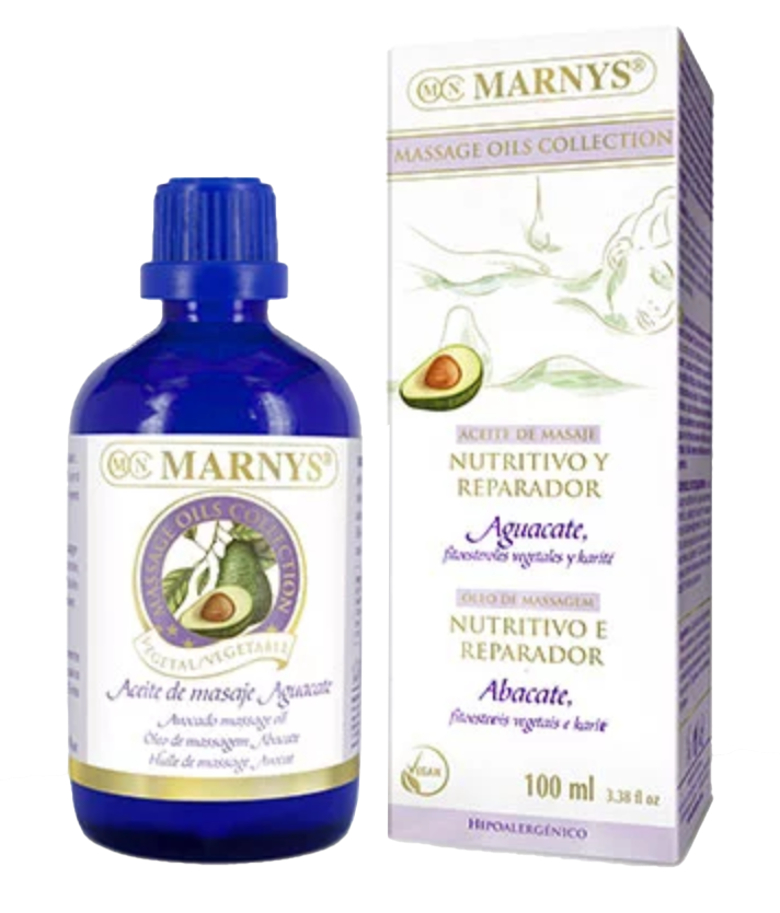 Aceite de Masaje de Aguacate · Marnys · 100 ml
