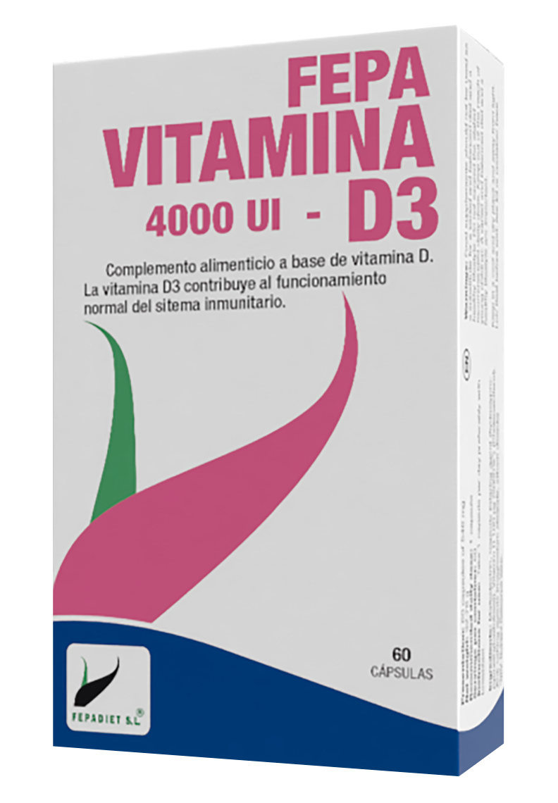 Fepa-D3 4.000 UI · Fepadiet · 60 cápsulas