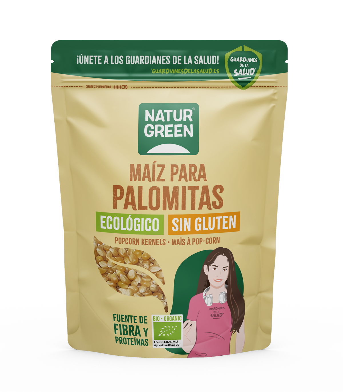 Maíz para Palomitas Bio · Naturgreen · 400 gramos