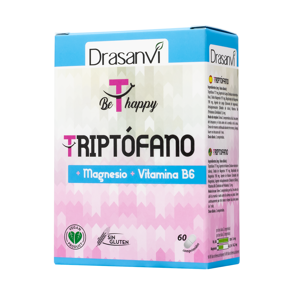 Triptofano + Magnesio + Vitamina B6 · Drasanvi · 60 comprimidos