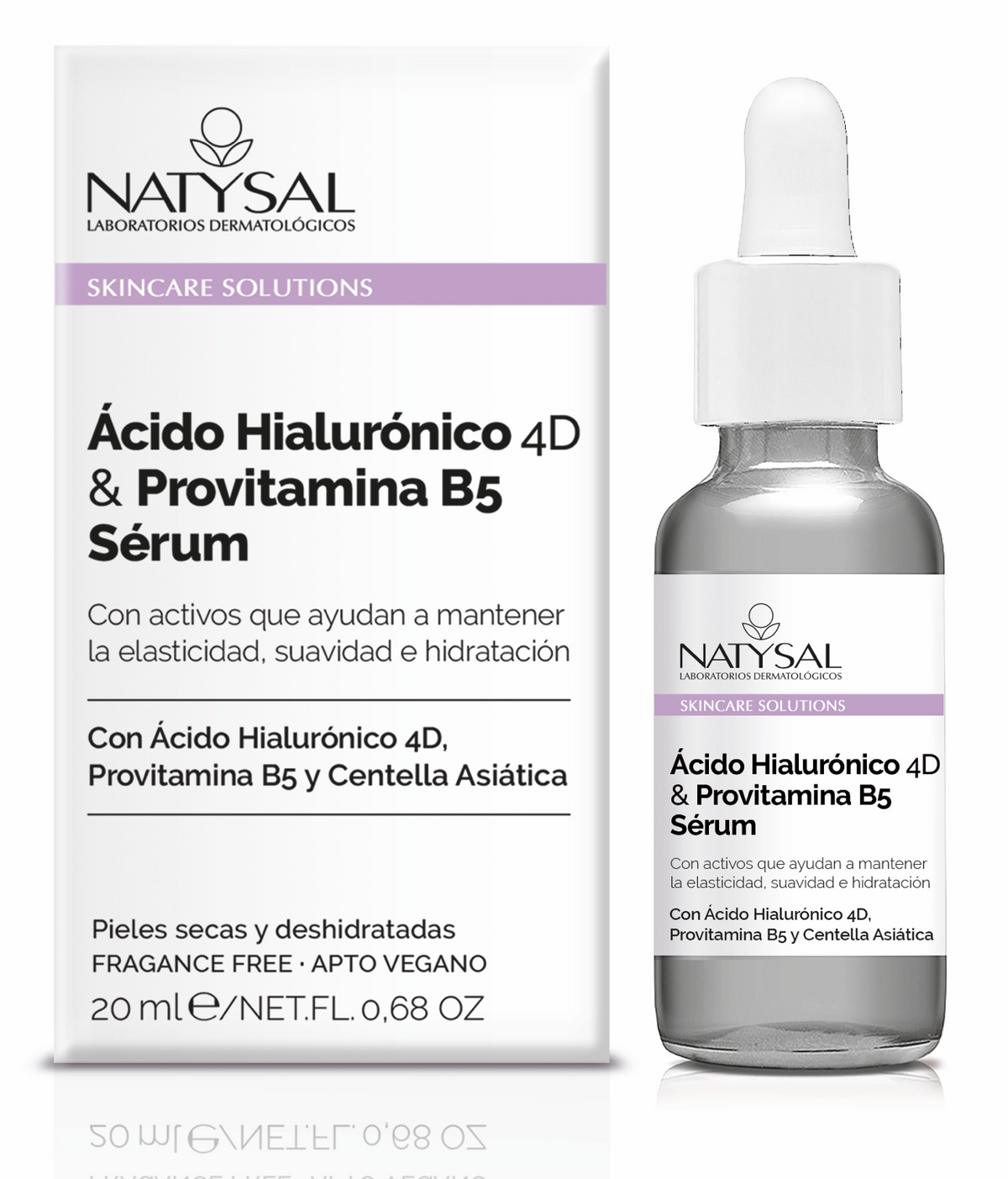 Serum Ácido Hialurónico 4D & Provitamina B5 · Natysal · 20 ml