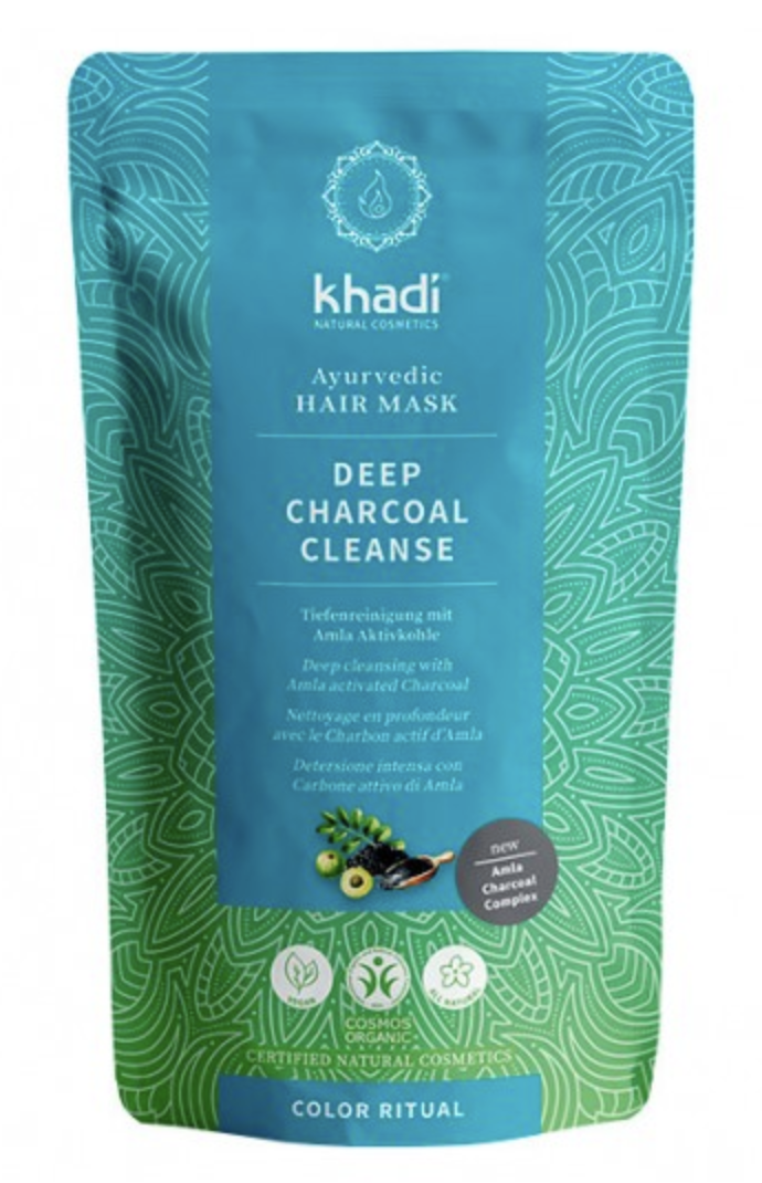 Mascarilla Capilar Detox con Carbón Activado · Khadi · 50 gramos