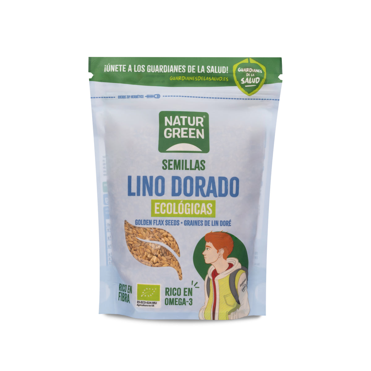 Semillas de Lino Dorado Bio · Naturgreen · 225 gramos