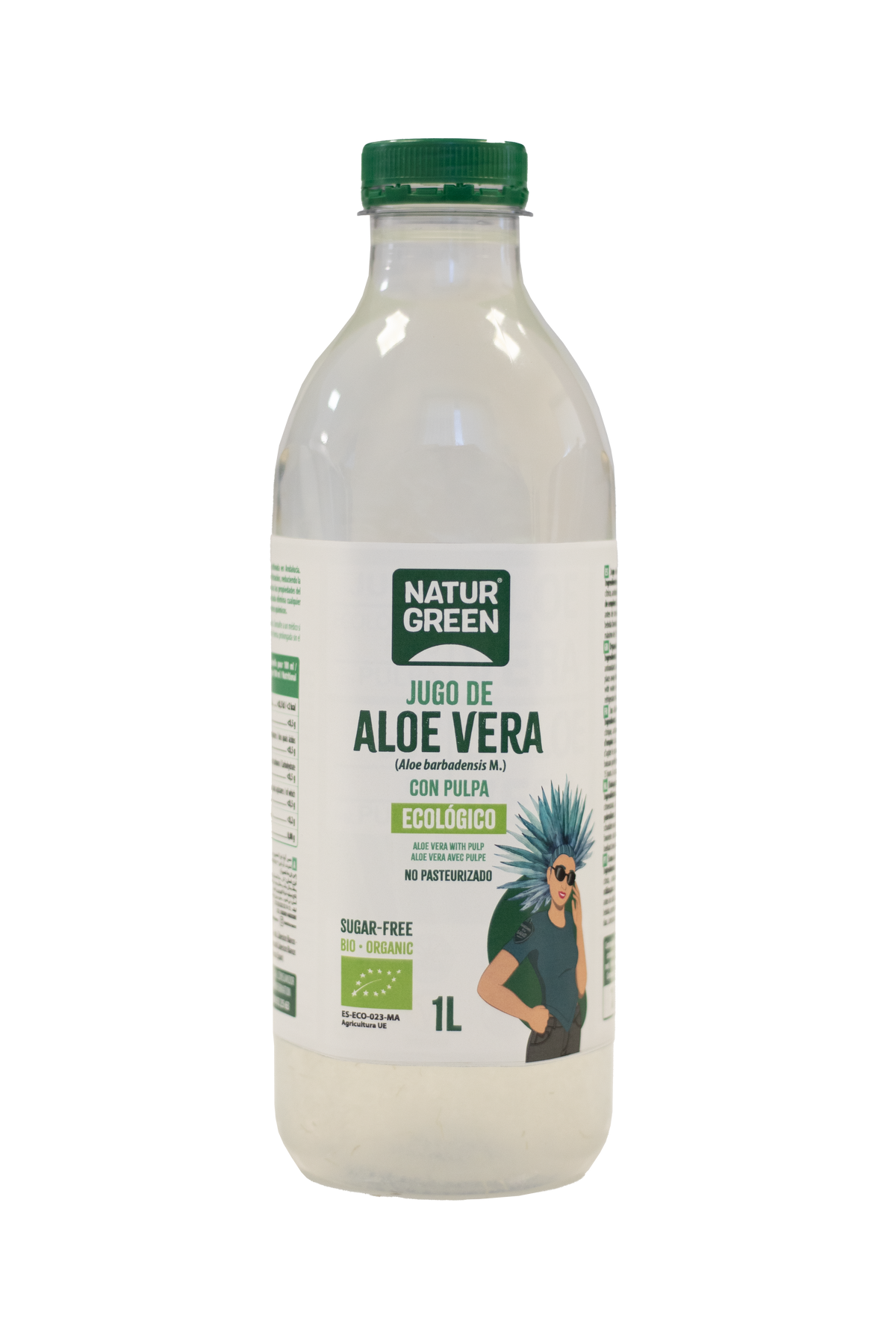 Jugo de Aloe Vera con Pulpa · Naturgreen · 1 litro
