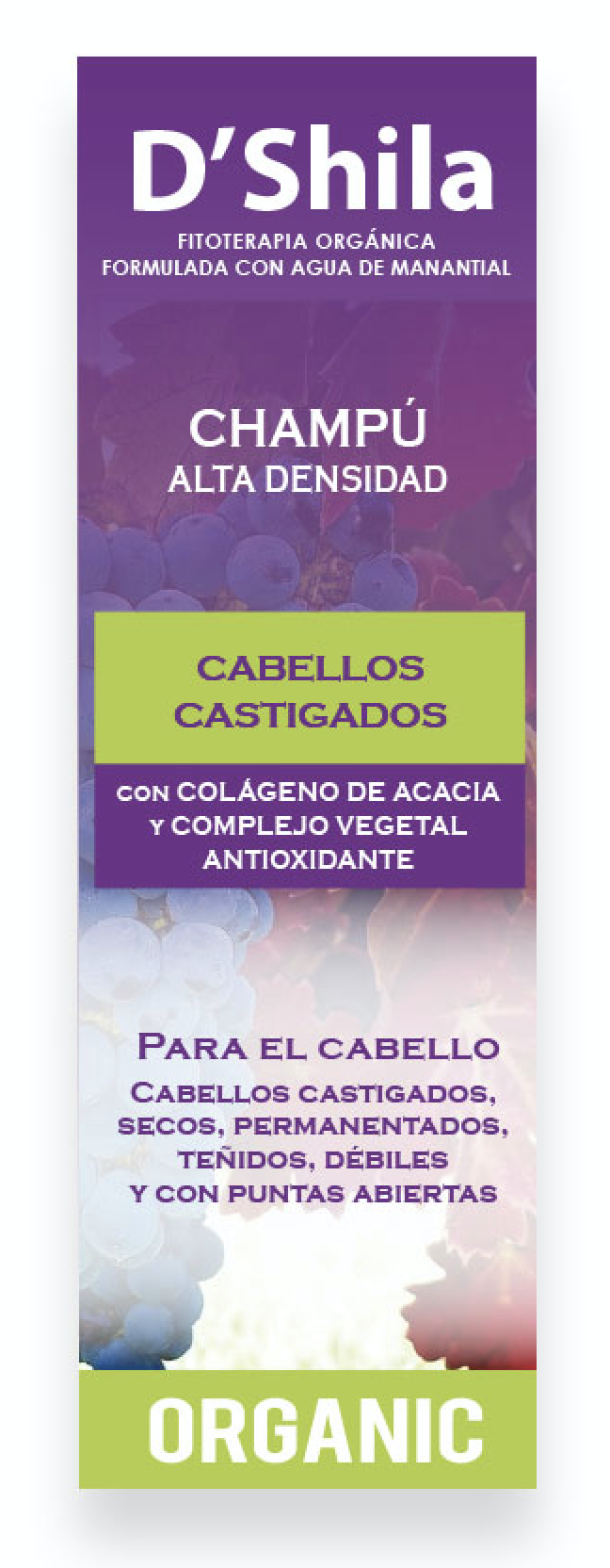 Champú Alta Densidad Cabellos Castigados · D'Shila · 125 ml