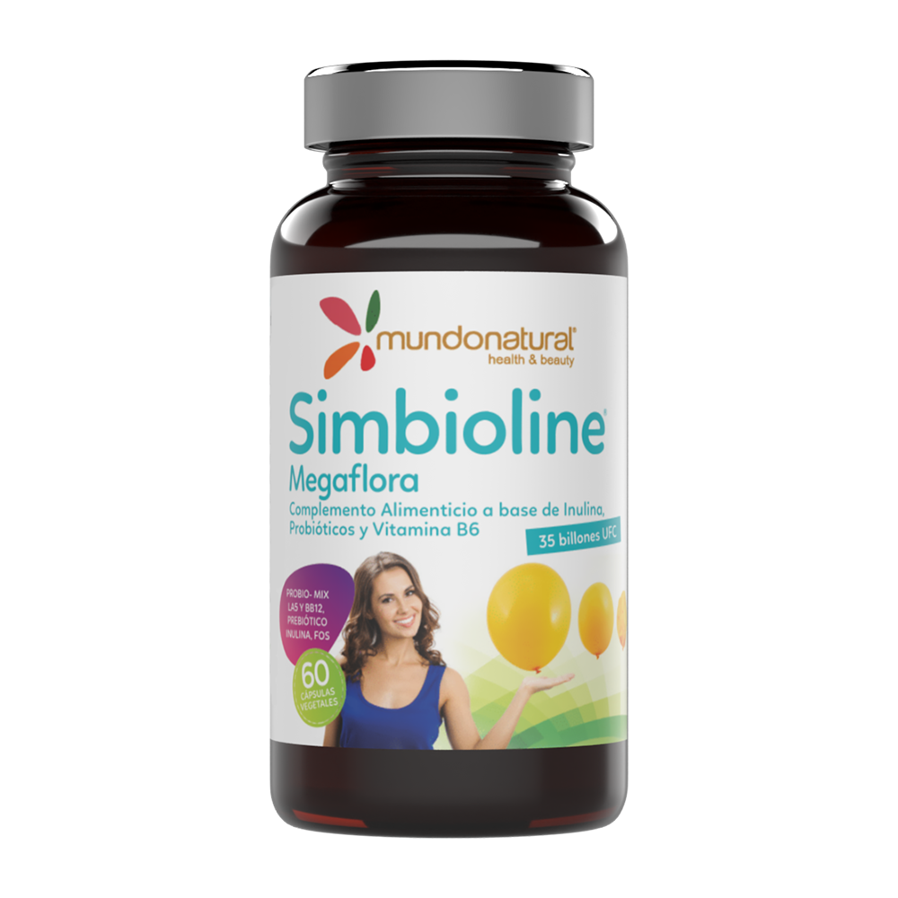 Simbioline Megaflora (Vientre Plano) · Mundo Natural · 60 cápsulas