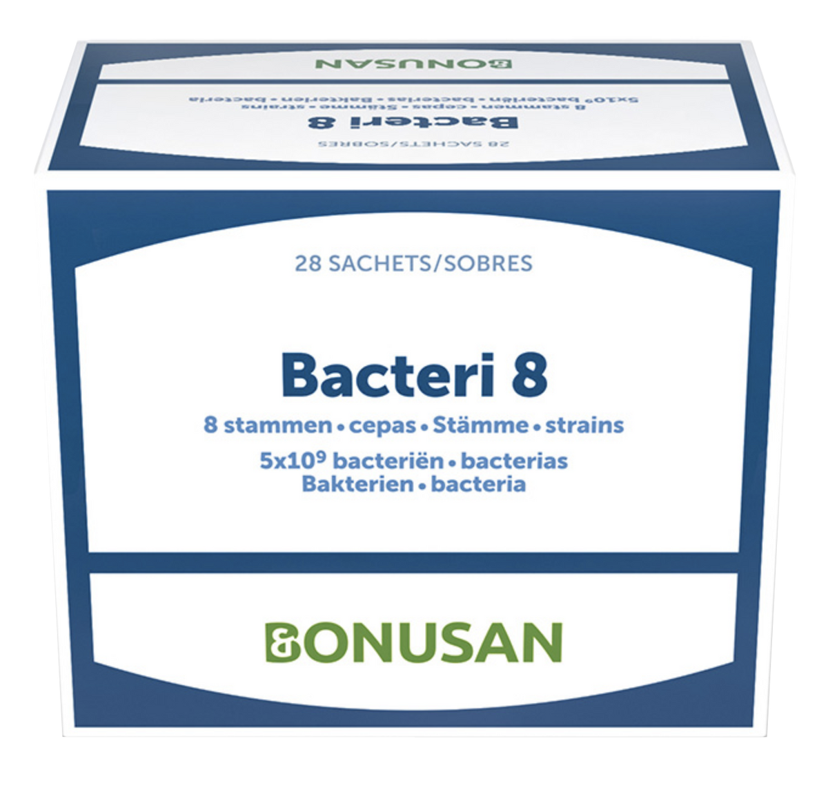 Bacteri 8 · Bonusan · 28 sobres