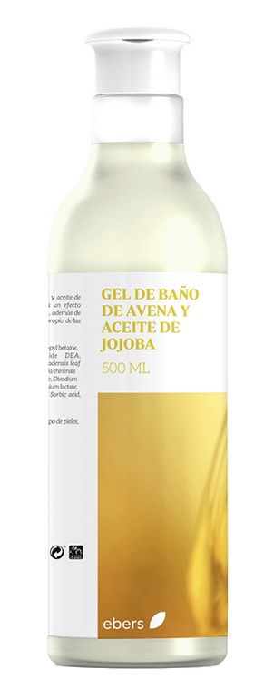 Gel de Baño Avena & Jojoba · Ebers · 500 ml