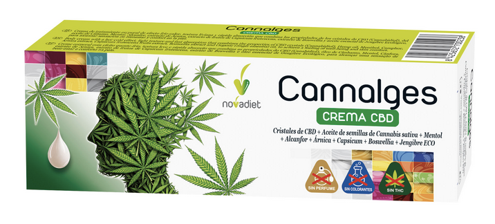 Cannalges Crema CBD · Nova Diet · 60 ml