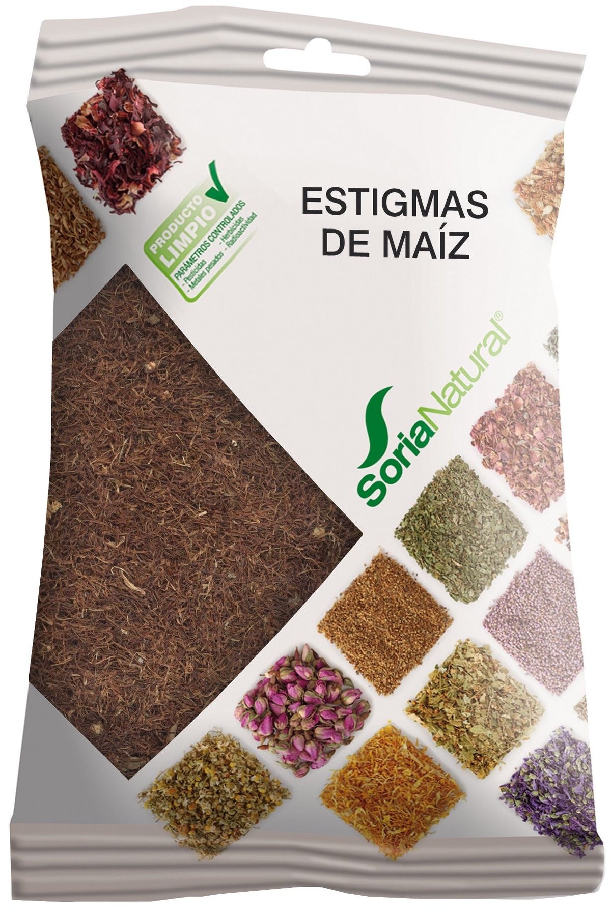 Estigmas de Maíz en Bolsa · Soria Natural · 35 gramos