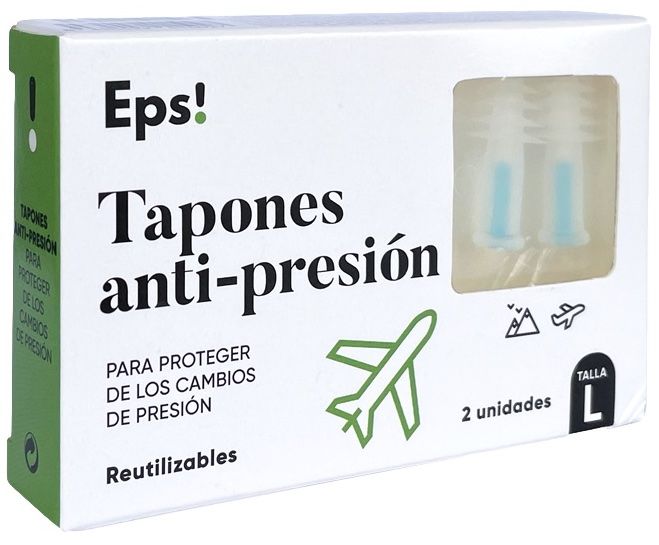 Tapones Antipresión - Talla L · Eps! · 2 unidades
