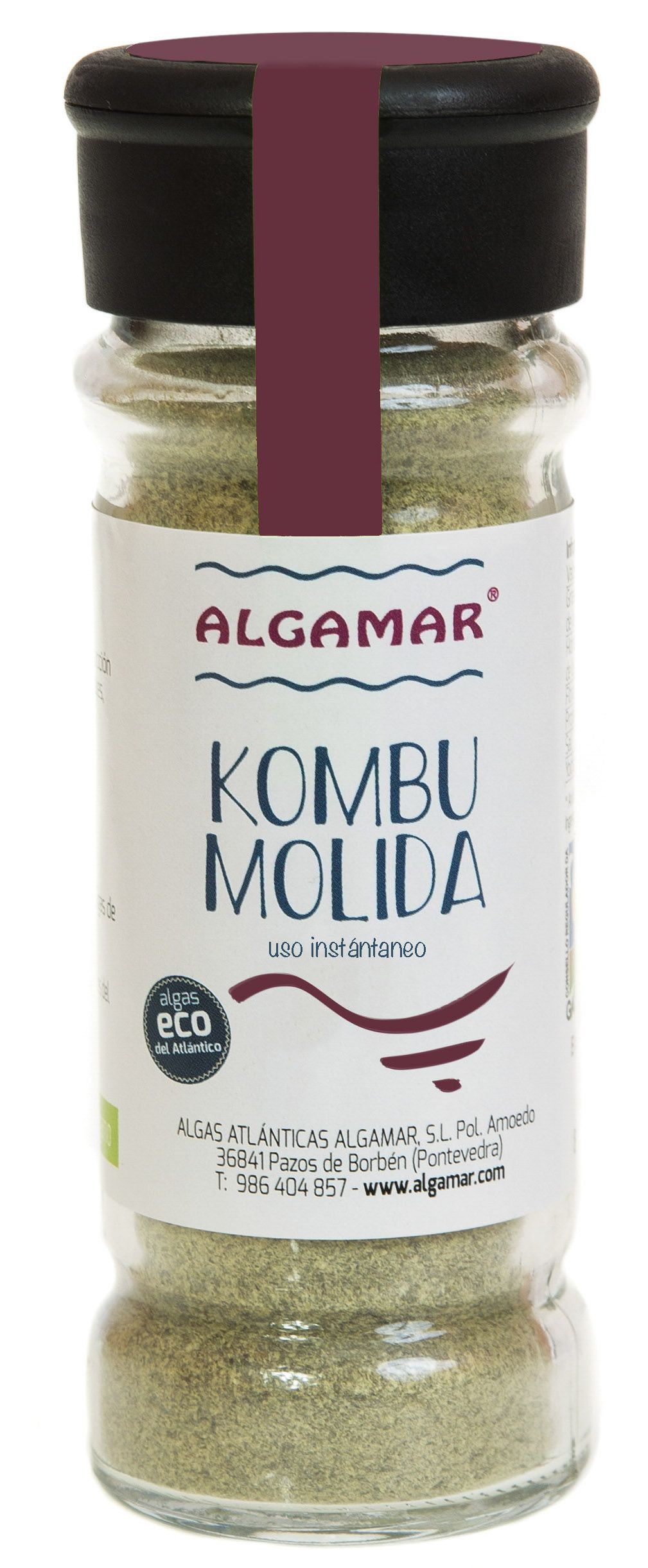 Alga Kombu Molida · Algamar · 70 gramos