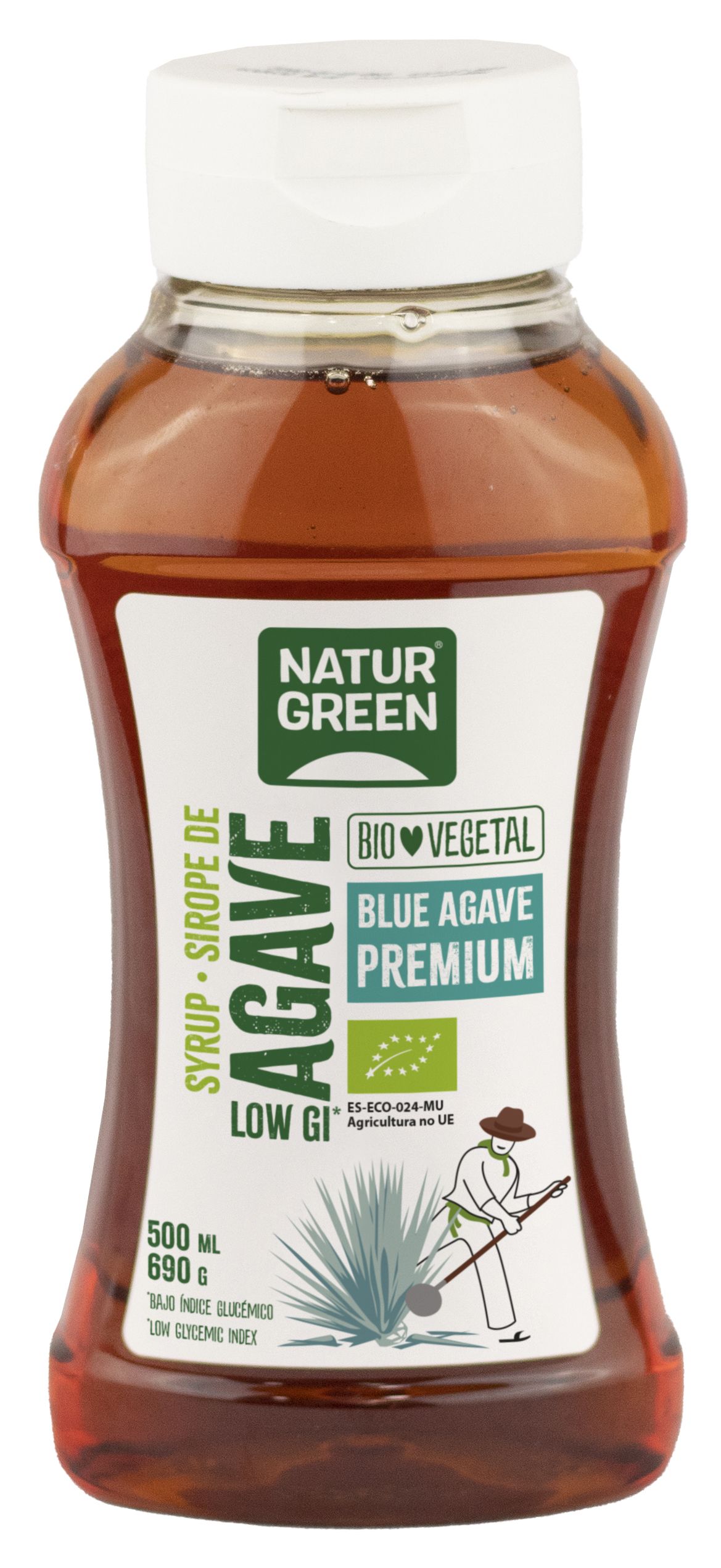 Sirope de Agave Bio · Naturgreen · 500 ml