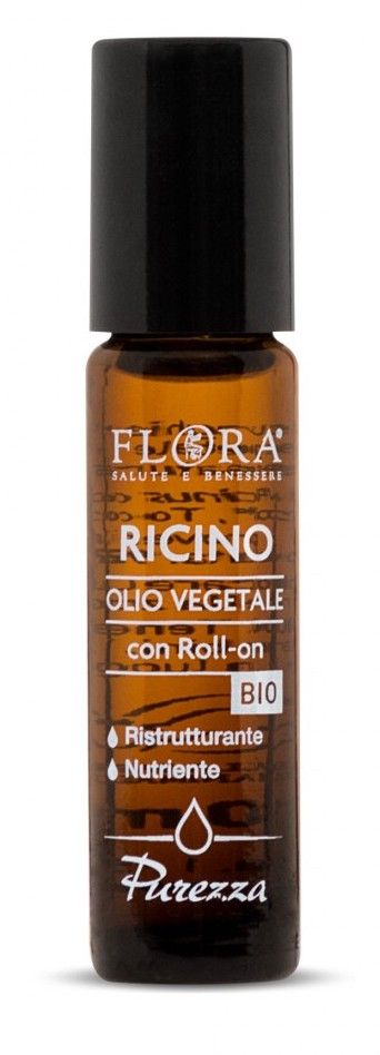 Aceite de Ricino Bio en Roll-On · Flora · 10 ml