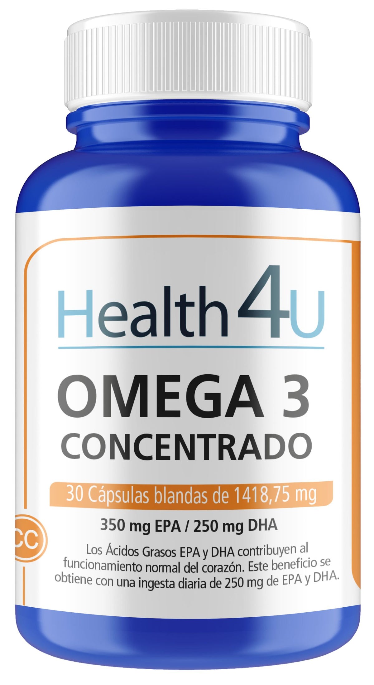 Omega 3 Concentrado · Health4U · 30 cápsulas