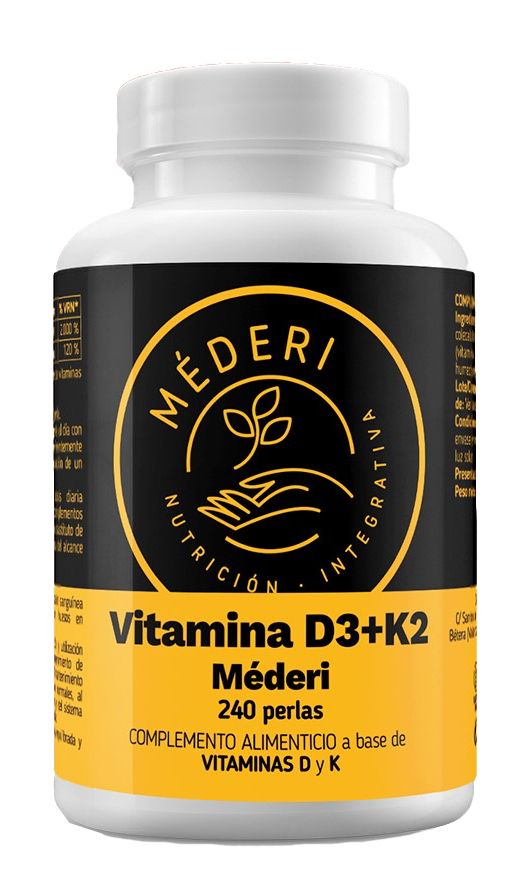 Vitamina D3+K2 · Mederi · 240 cápsulas