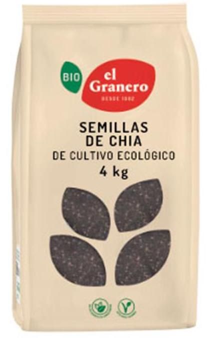 Semillas de Chía · El Granero Integral · 4 kg