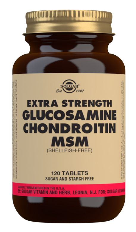 Glucosamina Condroitina MSM · Solgar · 120 comprimidos