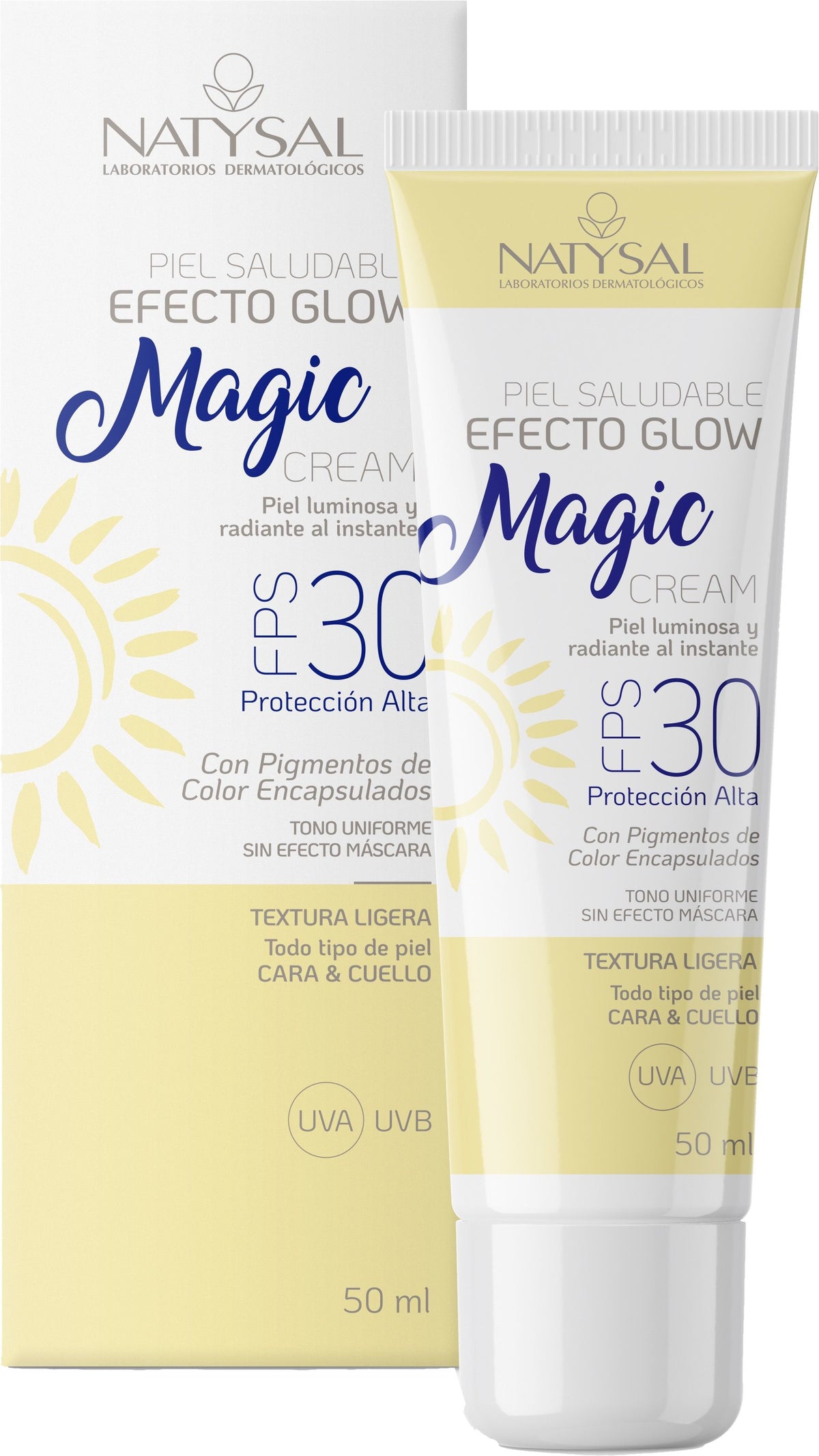 Magic Cream Efecto Glow FPS30 · Natysal · 50 ml
