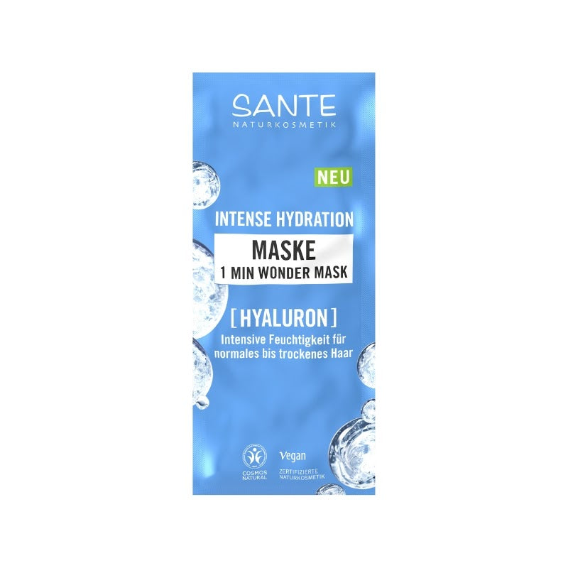 Mascarilla Capilar 1 Minuto Hidratación Intensa · Sante · 20 ml