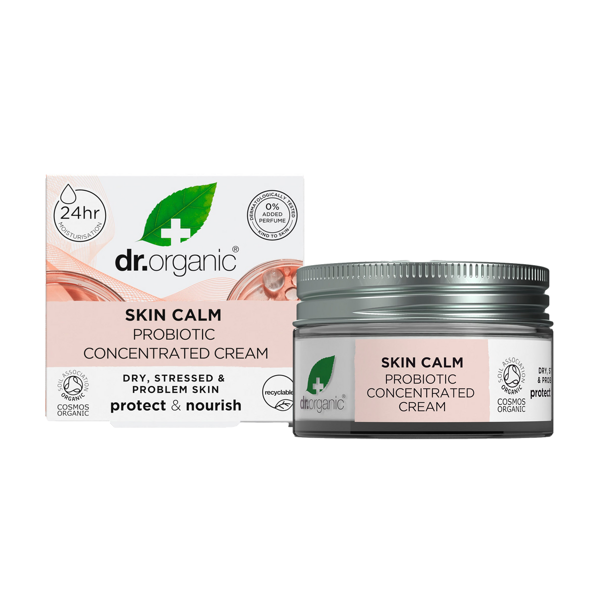 Crema Concentrada Probiótica Skin Calm · Dr Organic · 50 ml
