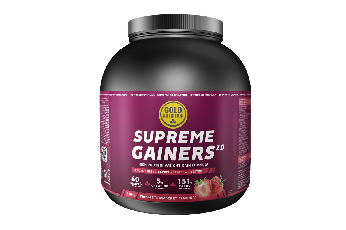Supreme Gainers 2.0 Fresa · Gold Nutrition · 2,9 kg