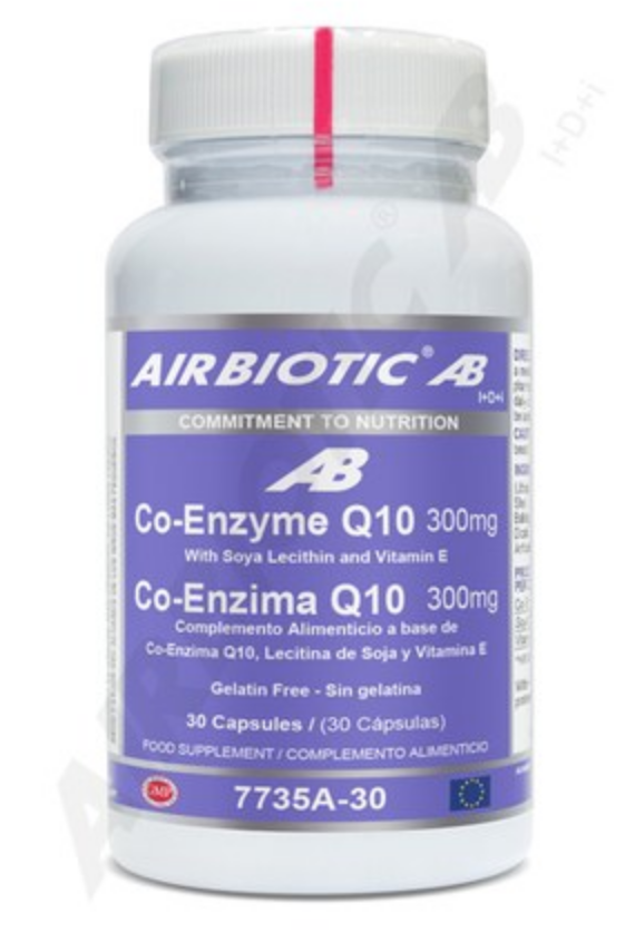 Co-Enzima Q10 300 mg · Airbiotic · 30 cápsulas