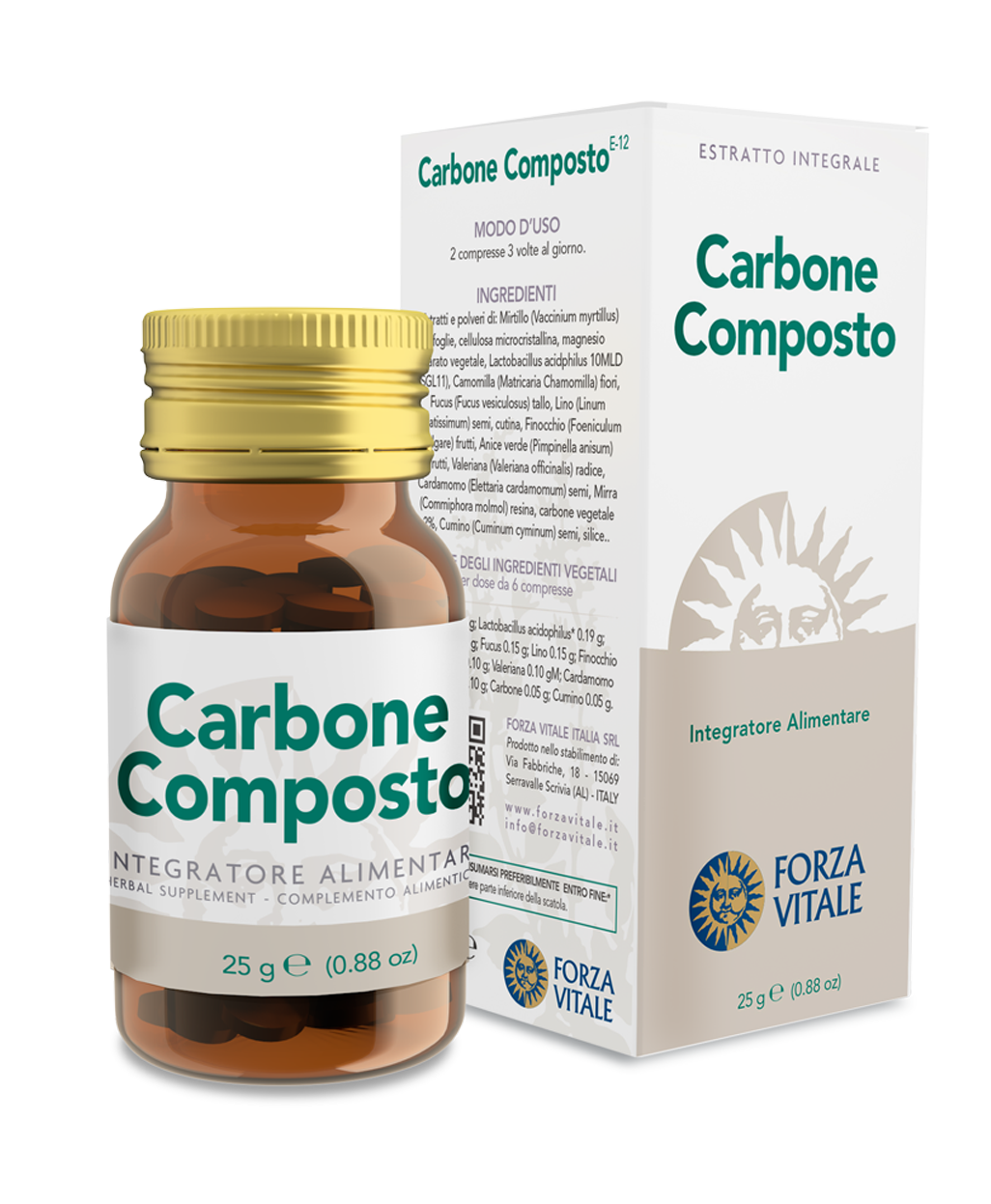 Carbone Composto · Forza Vitale · 25 gramos