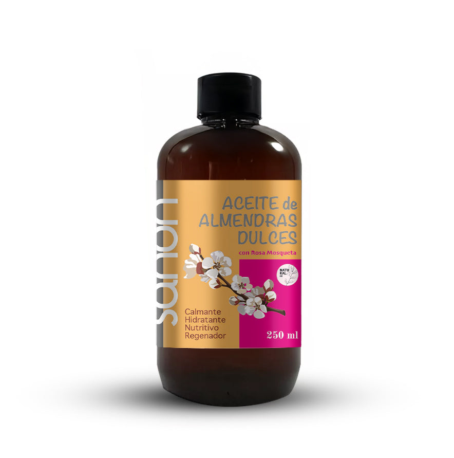 Aceite de Almendras con Rosa Mosqueta · Sanon · 250 ml