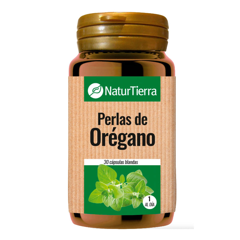 Perlas de Orégano · NaturTierra · 30 cápsulas