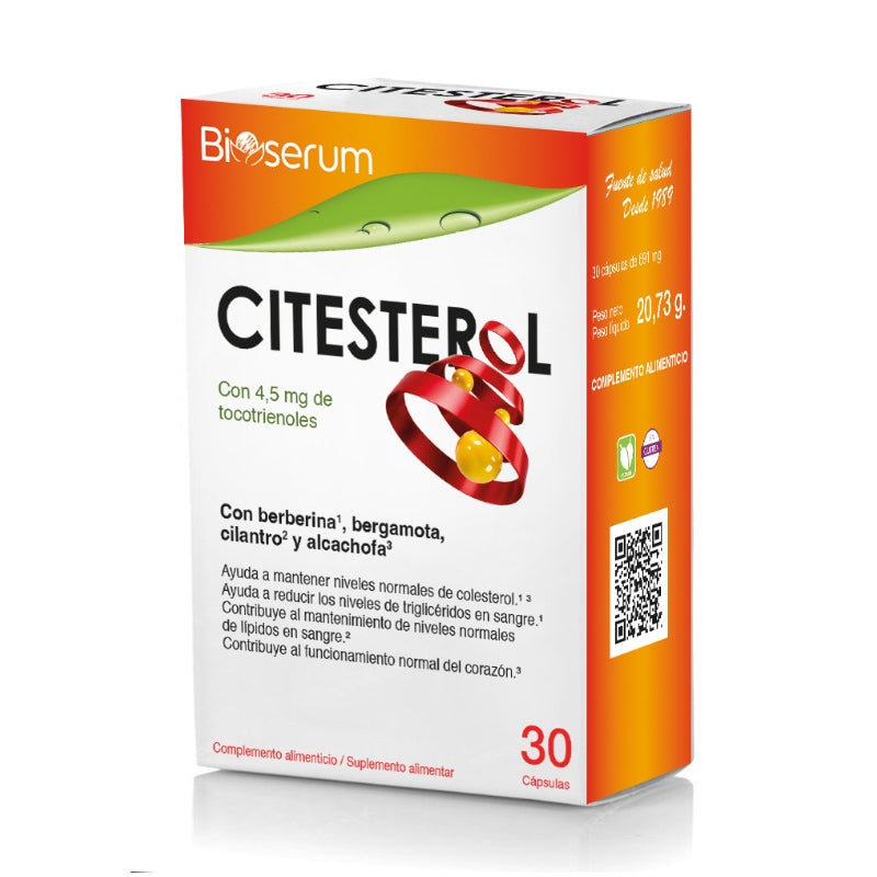 Citesterol con Berberis · Bioserum · 30 cápsulas