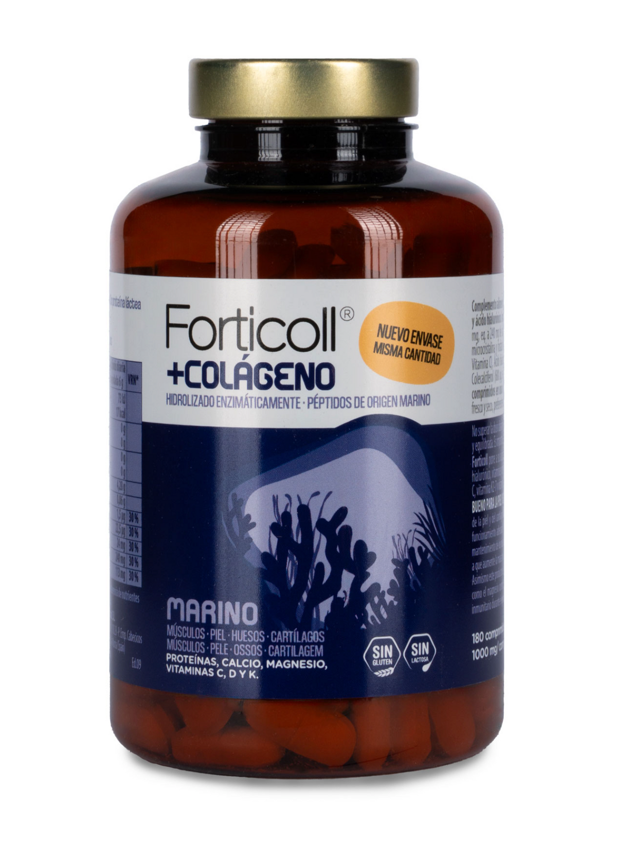 +Colágeno Marino · Forticoll · 180 comprimidos