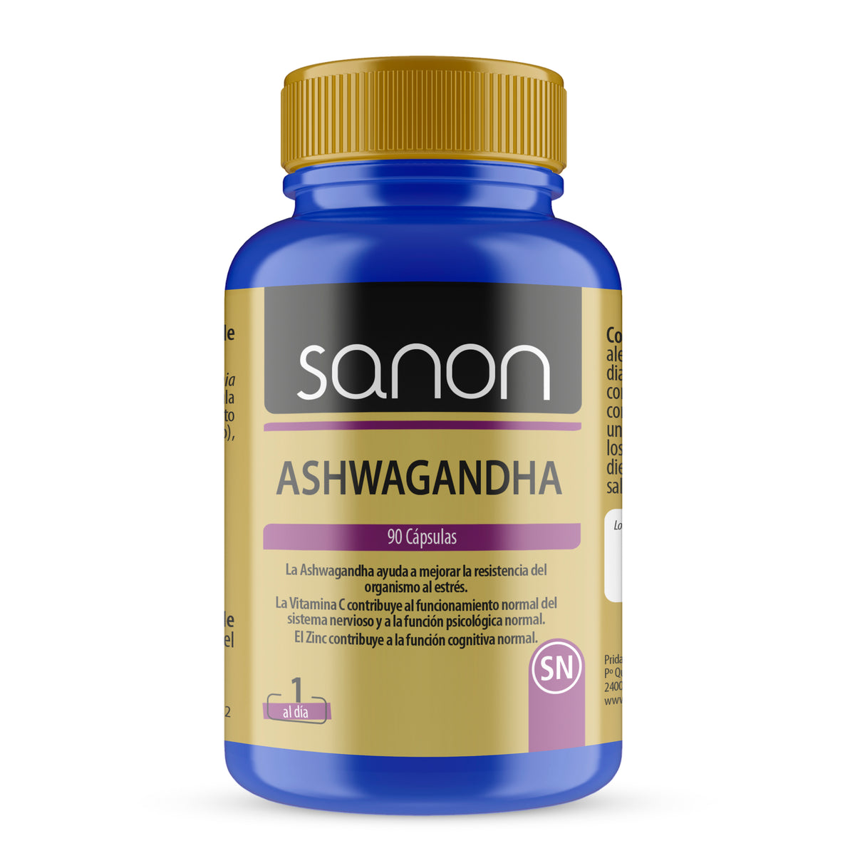 Ashwagandha · Sanon · 90 cápsulas
