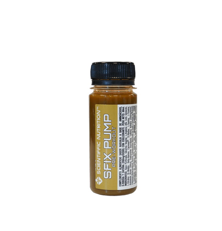 SFIX Pump Pre-Workout: Sabor Naranja · Scientiffic Nutrition · 60 ml