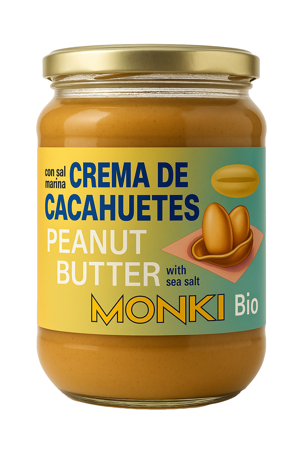 Crema de Cacahuete · Monki · 650 gramos