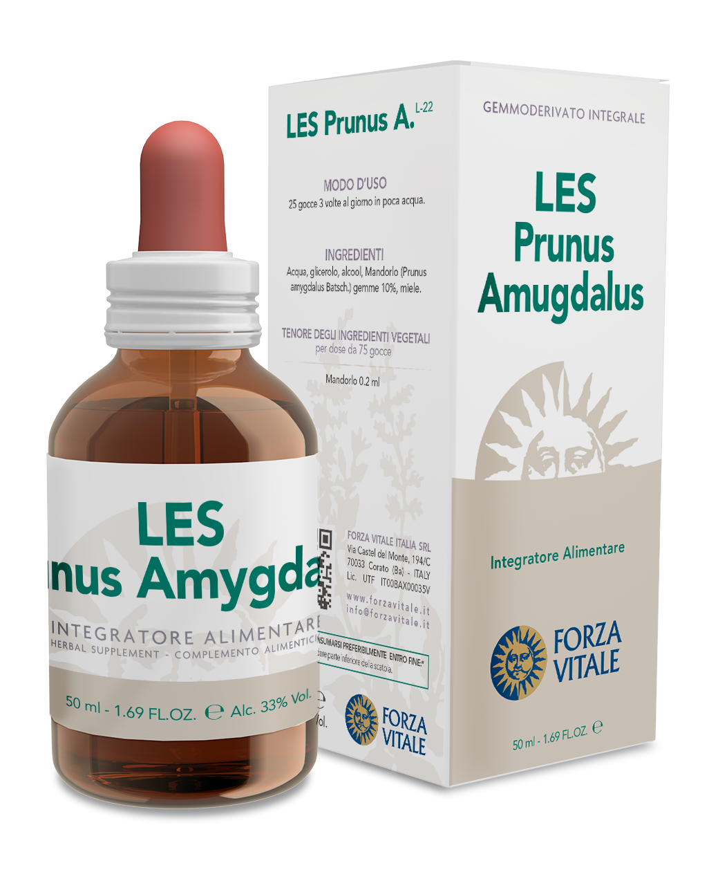 LES Prunus Amydgalus · Forza Vitale · 50 ml