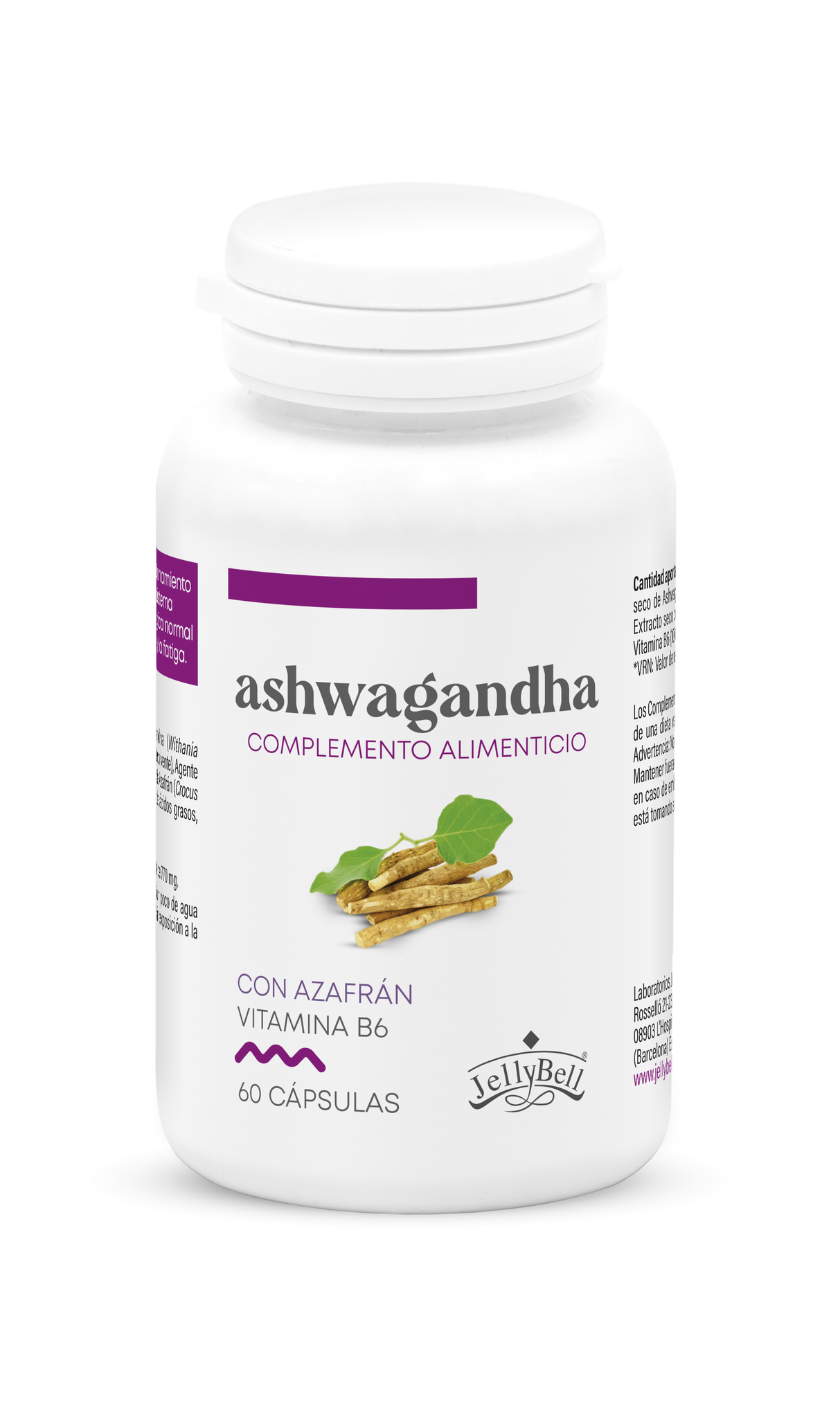 Ashwagandha · Jelly Bell · 60 cápsulas