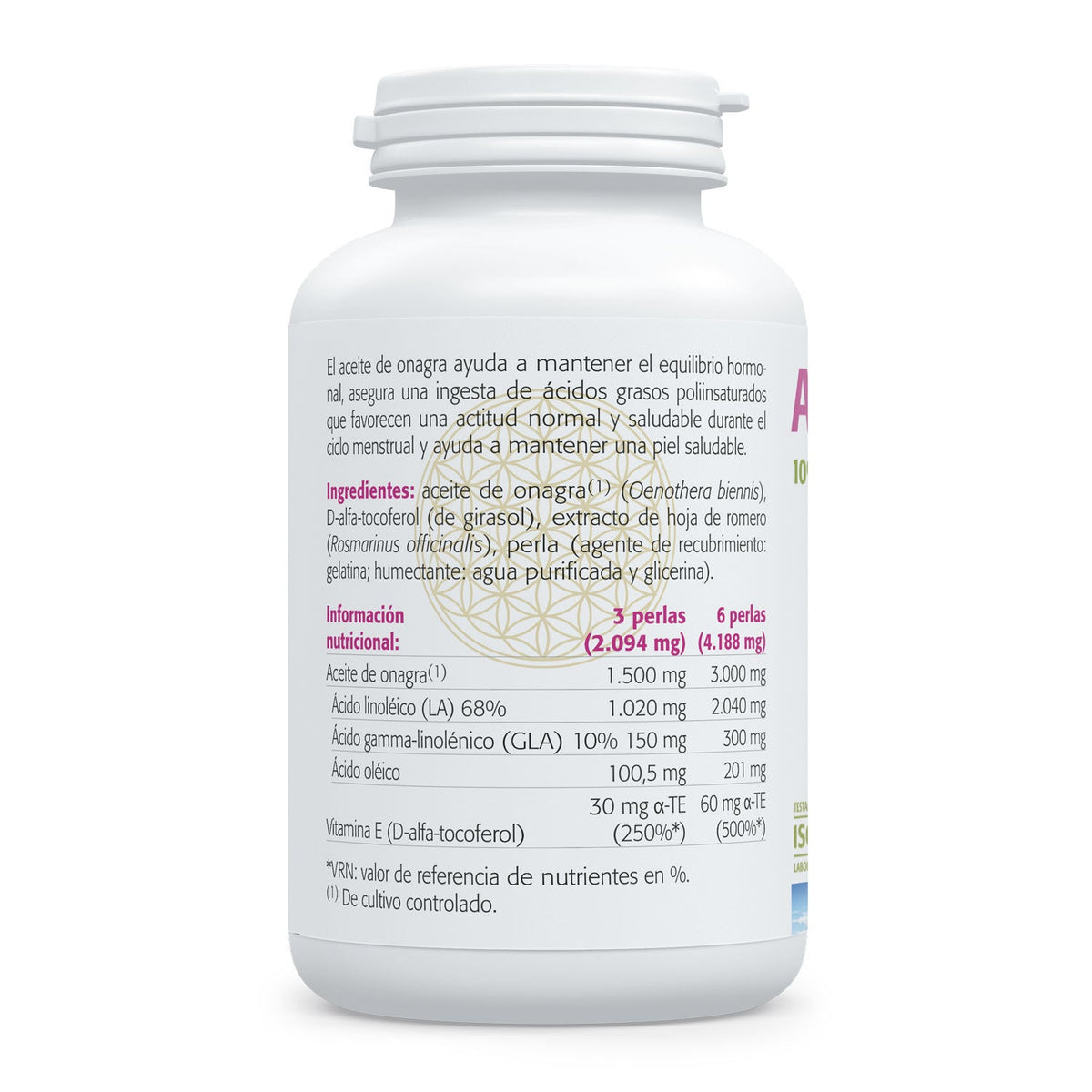 Aceite de Onagra · Sura Vitasan — modo de uso
